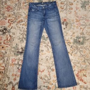 7 for all mankind high waist boot cut jeans